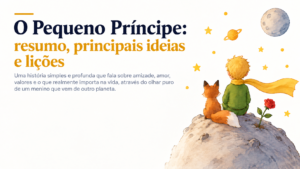 O Pequeno Príncipe: resumo, principais ideias e lições