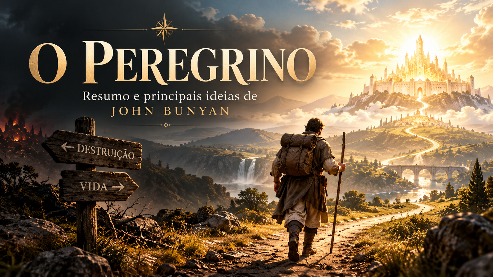 O Peregrino: a jornada de Cristão até a Cidade Celestial e as principais lições de John Bunyan