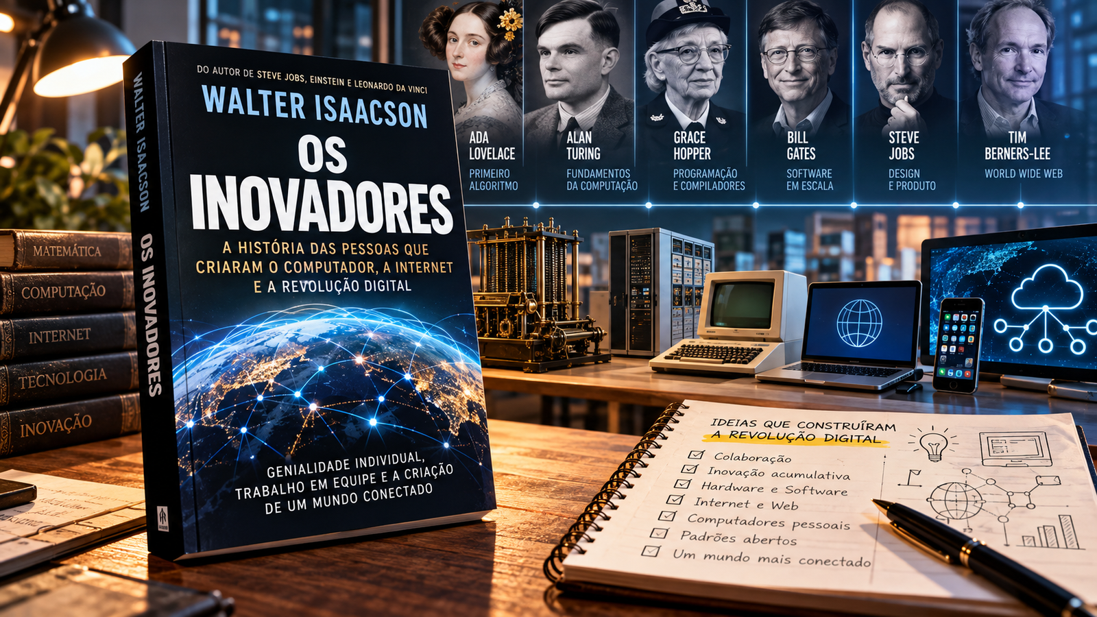 Os Inovadores: como Ada Lovelace, Alan Turing, Jobs e Gates construíram a revolução digital